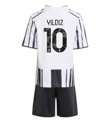 Juventus Kenan Yildiz #10 Hjemmebanetrøje Børn 2025-26 Kortærmet (+ Korte bukser)